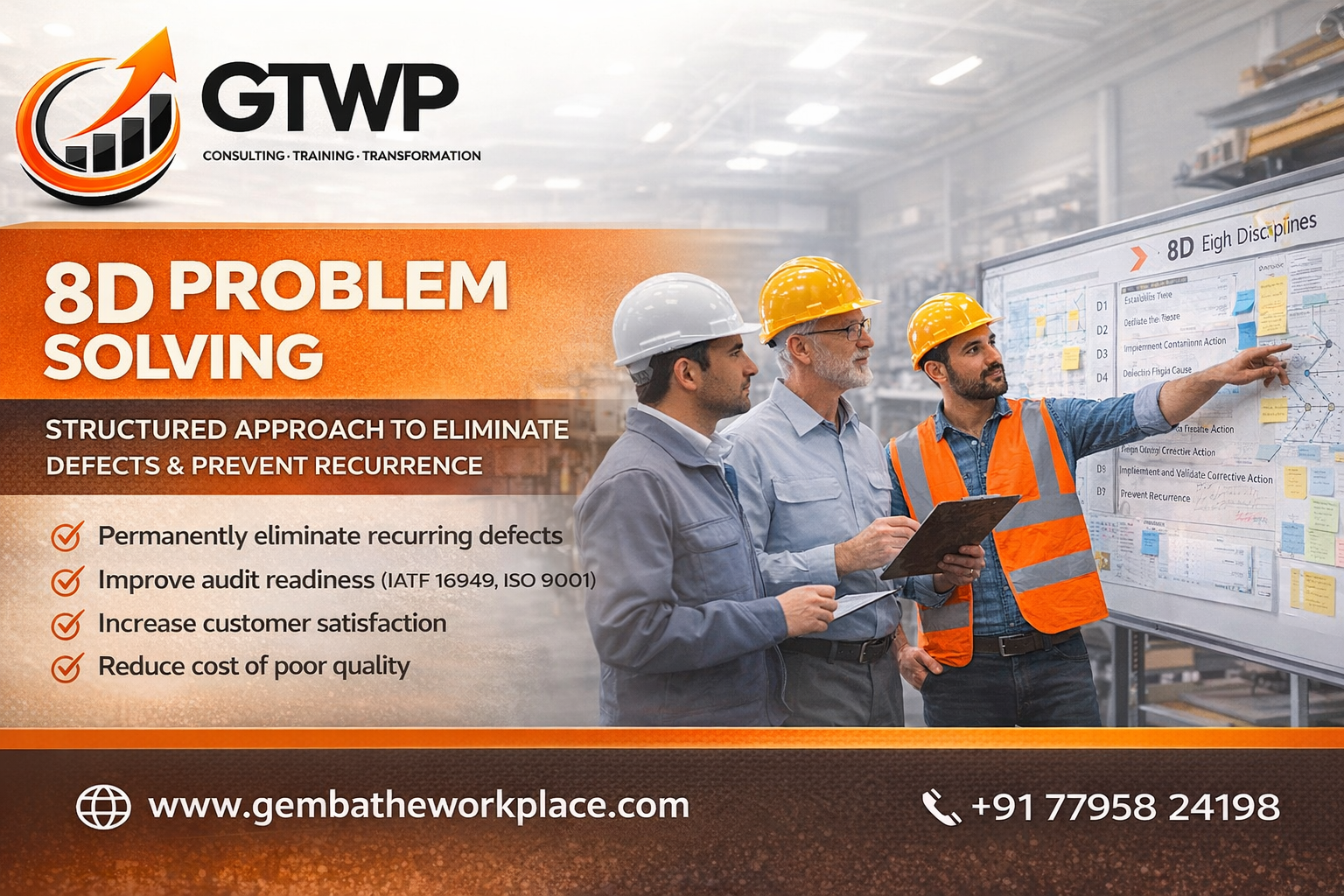 8D Problem Solving: A Structured Approach to Eliminate Defects and Prevent Recurrence