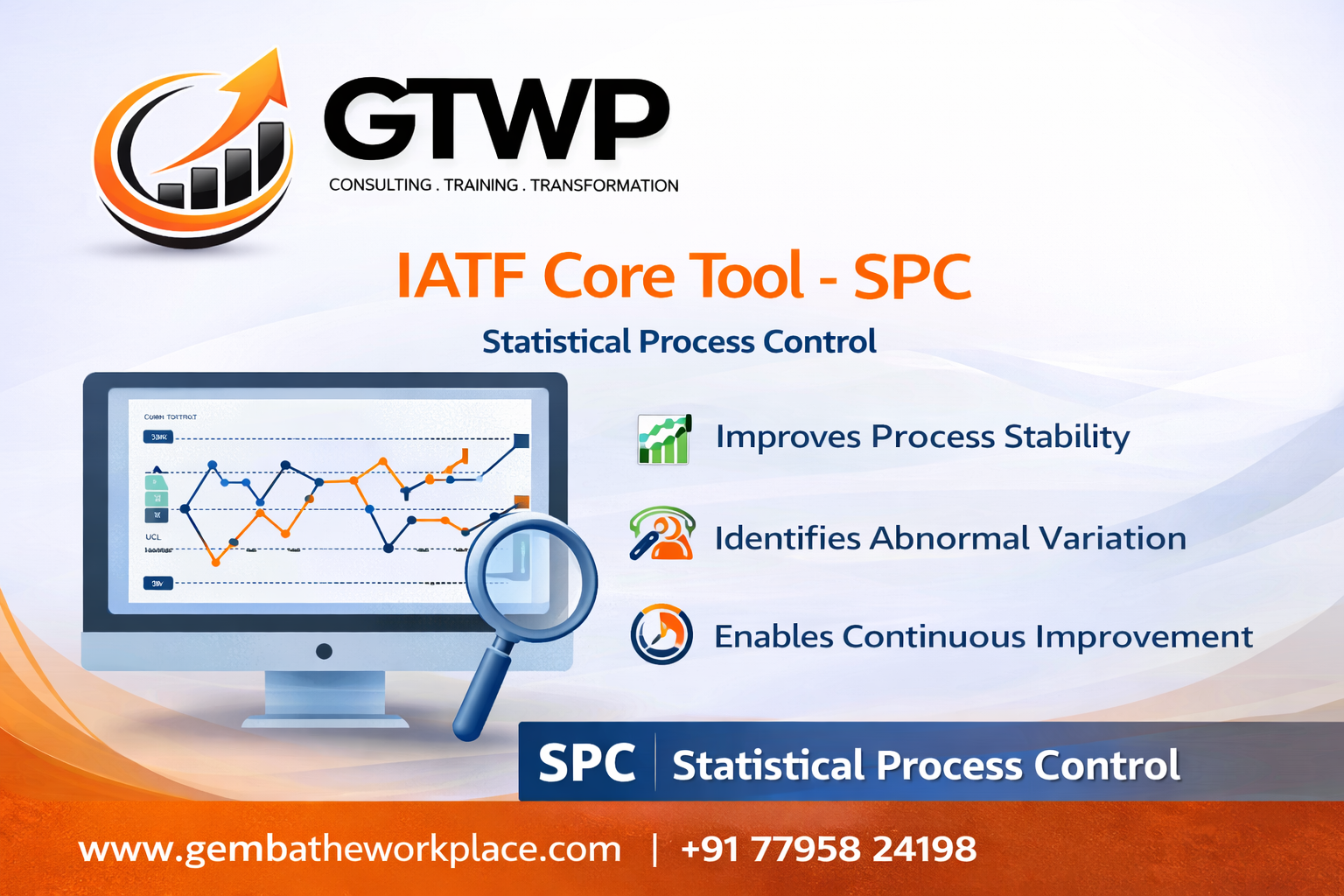 Statistical Process Control (SPC):-